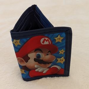Great Condition: Super Mario Tri-Fold Velcro Wallet.